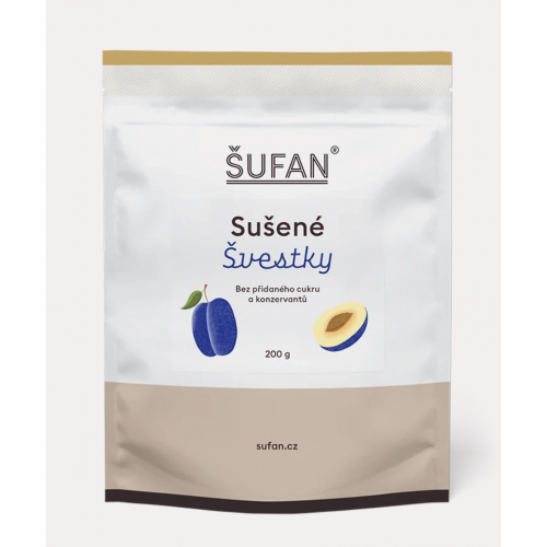 SUŠENÉ ŠVESTKY (200 g) Šufan