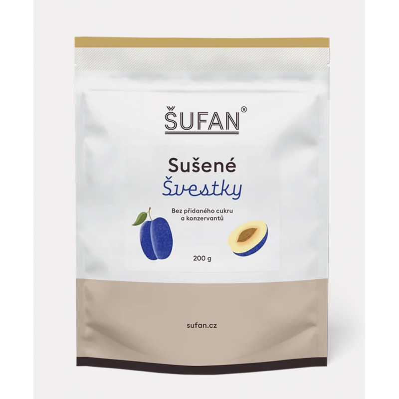 SUŠENÉ ŠVESTKY (200 g) Šufan