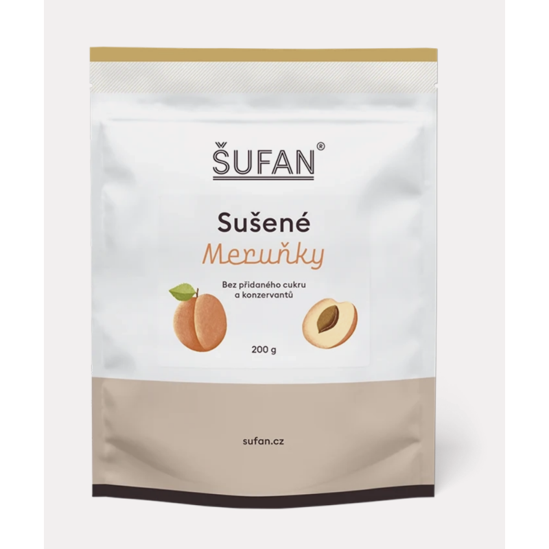 SUŠENÉ MERUŇKY (200 g) Šufan