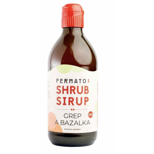 SHRUB SIRUP - GREP A BAZALKA (340 ml) Fermato