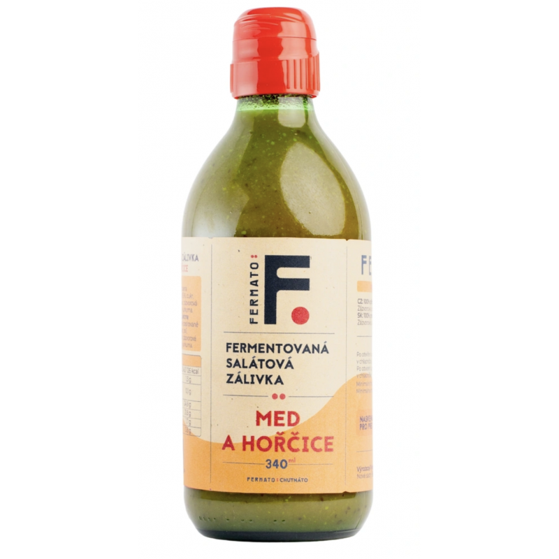 FERMENTOVANÁ RAJČATOVÁ ZÁLIVKA - MED A HOŘČICE (340 ml) Fermato