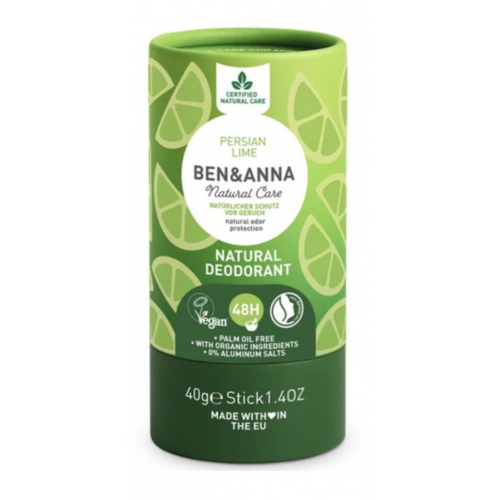 TUHÝ DEODORANT - PERSKÁ LIMETKA (40 g) Ben & Anna