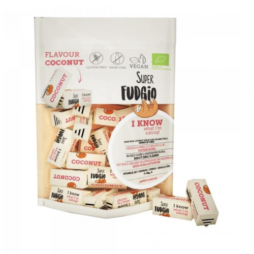 BIO VEGANSKÉ KARAMELY - KOKOS (150 g) Super Fudgio