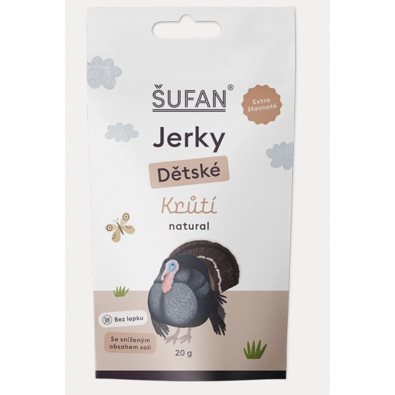 DĚTSKÉ JERKY KRŮTÍ (20 g) Šufan